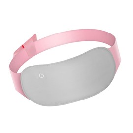 LALAFINA Warm Waistband Heating Pad Massage Belt for Women Comfortable Fast Heating Portable Storage Three Temperature Levels Gray