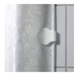 Spirella Plastic Shell Clips, White