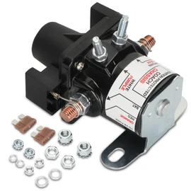 0100055000 Battery Disconnect Relay Fit for intellitec 01-00055-000 RV Automobile Battery Disconnect Switch, 12V/100AMP Latching Relay, Battery Disconnect Relay Solenoid with Fuse and Mounting Screws