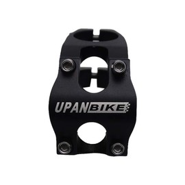 UPANBIKE 31.8mm Bike Stem Aluminum Alloy 50mm Length Bicycle Handlebar stem for Mountain Bike Road Bike Fixed Gear Bike(Black)
