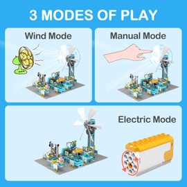 STEM Robot Toys Building Kits, Happy Farm Building Toys with Motor for Kids Ages 6+, Engineering Science Learning Educational DIY Stem Projects Robot Gifts for Boys & Girls (570+ Pcs)