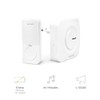Garza - Wireless Kinetic Doorbell with 1 Push Button +