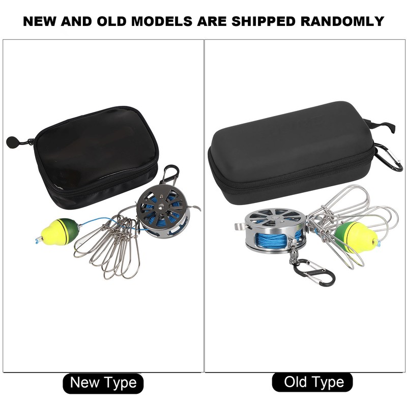 Stretch Fish Lock Raft with Reel Boat Fishing Stainless Steel