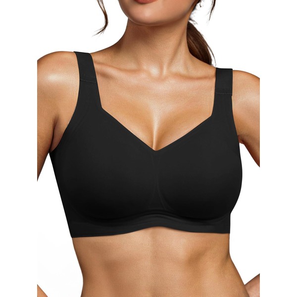 Ninee Womens Wireless Bras No Underwire Tshirt Bras Supportive Seamless