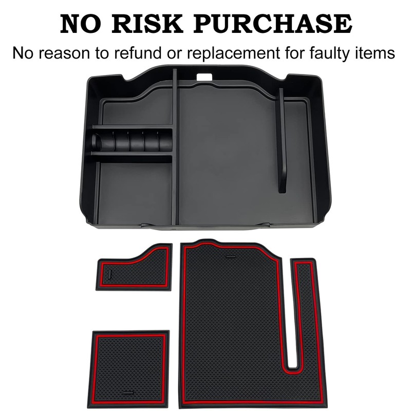 EVTIME Center Console Organizer fit for Dodge RAM 1500 2500