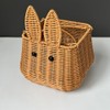 JOINPAYA Easter Bunny Ear Woven Basket: Small Easter Egg Basket
