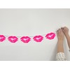 AK Giftshop Makeup Lips Bunting Party Decorations - 12pcs /