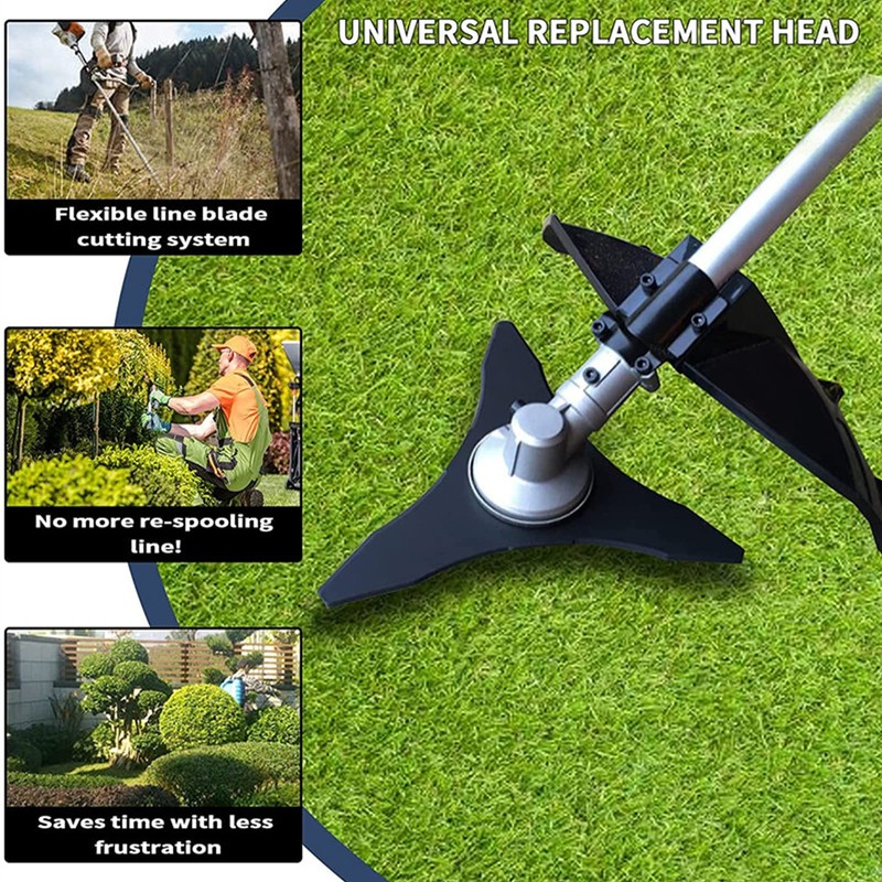 Gekufa Brush Cutter Blade 3T with Blade Adapter Kit for