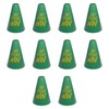Anderson's, Go Fight Win Green and Gold Megaphones, 7 Inches,