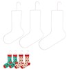 3 Pairs Sock Blockers for Knitting Small, Medium, Large Stainless