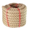 Manila Rope 1-1/2 Inch x 50 Feet, Twisted Thick Rope