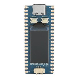 Microcontroller Development Board Type C Interface RP2040 Development Board with 0.96in IPS LCD Screen for RPI Module