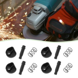 EMSea 4-Piece Angle Grinder Brake Knob Self-Locking Spring Pin Set Switch Knob Compatible with Makita 9523NB 9524NB 9525NB 9526NB