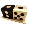 Salt and Pepper - dices - incl white dish