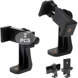 Amison 2 Piezas Adaptador Celular Tripie Adaptador Tripie Celular Soporte para Celular Soporte Celular Tripie Adaptador de Trípode Soporte Celular Soporte Móvil Tripie Celular Sorporte para Moviles