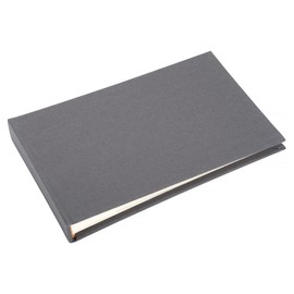 Grey (blank) photo album - holds 40 photos 6x4 inch size in clear slip in sleeves