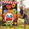 Kiwochy Clown Party Throwing Game with 4 Beans Bags Clown