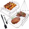 Grillix Set of 4 Accessories Air Fryer, Double Layer Fryer