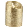 Led FlamE Less Candles Battery Gold Swinging Flame Electric Candle