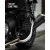 IRON JIA'S Motorcycle Shoes for Men, Anti-Slip Breathable Street Casual