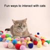 Interactive Teaser Gun for Cats, Cat Toy with Silent Polyester