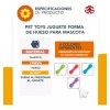 J.H. Company Juguete Hueso Para Perro Mordedera Flexible Sonido Jr1198