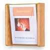 Wooden Mallet 1-Pocket Stance Wall Display, Light Oak