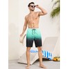 SILKWORLD Men's Swim Trunks Quick Dry Beach Shorts with Compression