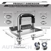 AUTMATCH Hitch Tightener Anti-Rattle Clamp, Heavy Duty Hitch Stabilizer for