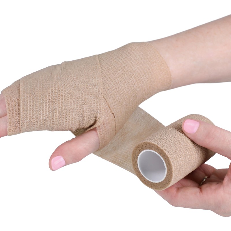 Henry Schein Premium Self-Adherent Elastic Bandage Wrap – 3" x
