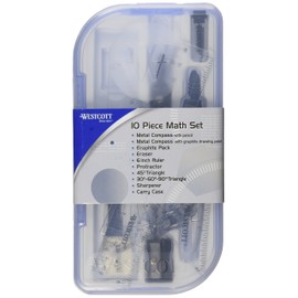 Westcott 10 Piece Math Set