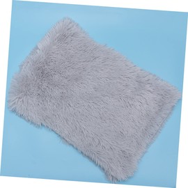 BESPORTBLE 2pcs Plush Warm Pets Blanket Comfortable Dog Cat Sleep Mat Grey for Pets Soft Fleece for Cozy Relaxation Comfort