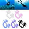 PTILSERY Reusable Waterproof Swim Nose Clip for Swimming Divings Surfings