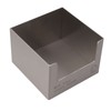 Stainless Steel Tissue Box Square Tissue Holder Large Opening Napkin