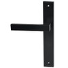 HardwareStore Door Handle Set BB PZ WC Black Matt Long