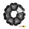 MOLN HYMY Cute Weekly Pill Box 7 Day Round Flower