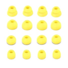 Adam Victor Eartips- Replacement for Beat Flex Wireless Earbuds, Earcap Earplug, Ear Buds, 8 Pairs (Yellow) 23y8p