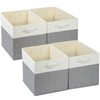 SOCOHOME Cube Storage Boxes,28x28x28cm Foldable Storage Baskets for Organizing Clothes