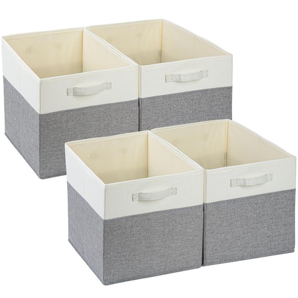 SOCOHOME Cube Storage Boxes,28x28x28cm Foldable Storage Baskets for Organizing Clothes