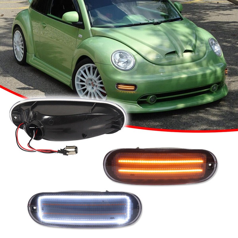 MODIPIM Smoke Switchback LED Turn Signal Light Kit For 1998-2005