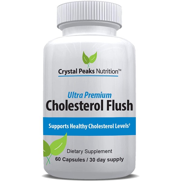 Cholesterol Supplement - All-Natural Ingredients to Support Health HDL and LDL Colesterol Levels. Supports Arteries, Heart Health & Circulation. 60 Capsules