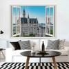 Neuschwanstein Castle Tapestry Germany Castle Scenic Landscape Room Decor Window