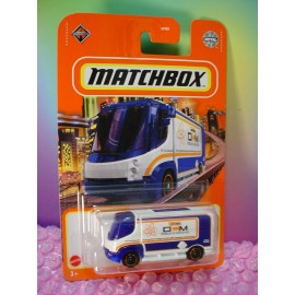 Matchbox 2021 Matchbox '09 INTERNATIONAL eSTAR #59white/blue delivery van DCM Worlds