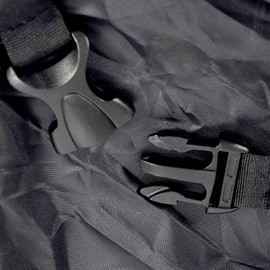 YTBUBOR Bicycle Cover 190T Nylon Waterproof Bike Rain Cover Outside Storage Dust Resistant UV Protection for Mountain Bike, Road Bike (Black)