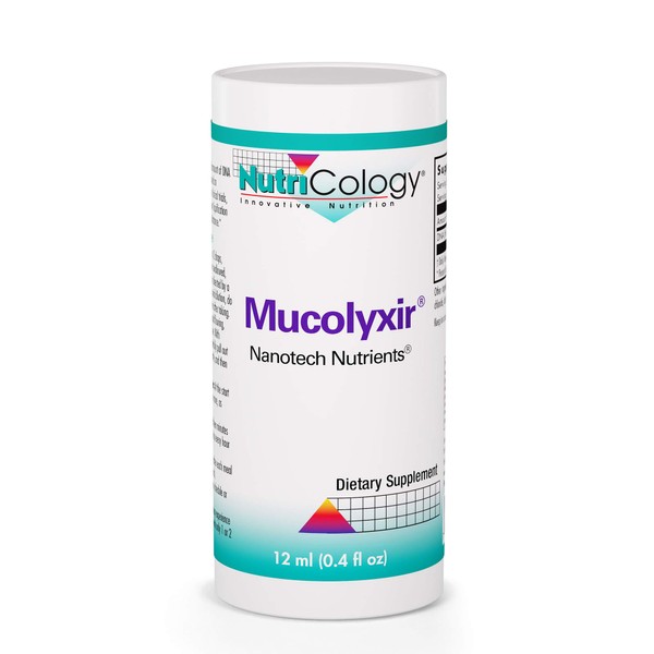 Nutricology Mucolyxir - Microdose DNA, Respiratory Airway Support - 12 mL (0.4 fl oz)