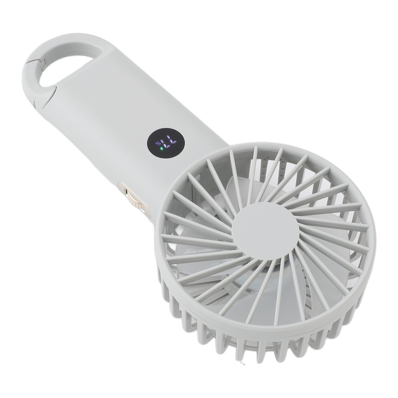 Handheld Fan Multifunction 100 Levels Stepless Speed Intelligent Digital Display