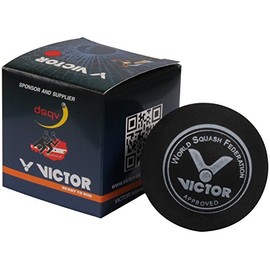 Victor Squash Ball – Red – Single Box