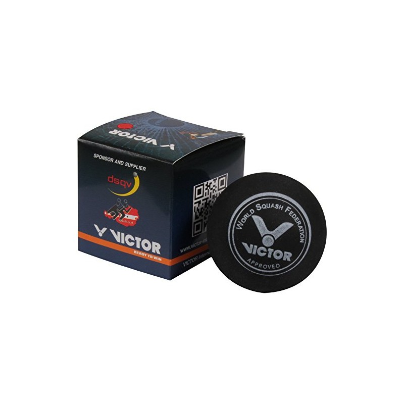 Victor Squash Ball – Red – Single Box