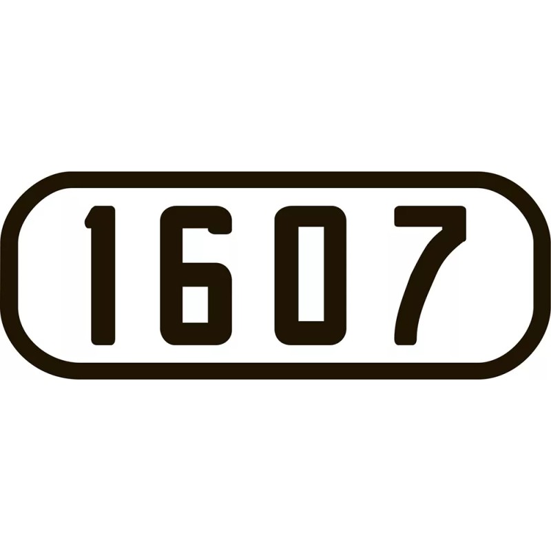 ShellScale Decals HO103 8 Inch HO Scale EMD Style Number