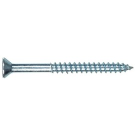 Hillman Interior Wood Screws, #4 x 3/8” Zinc, Flat Head, Phillips Screws